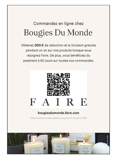 Also order via the Faire BtoB platform